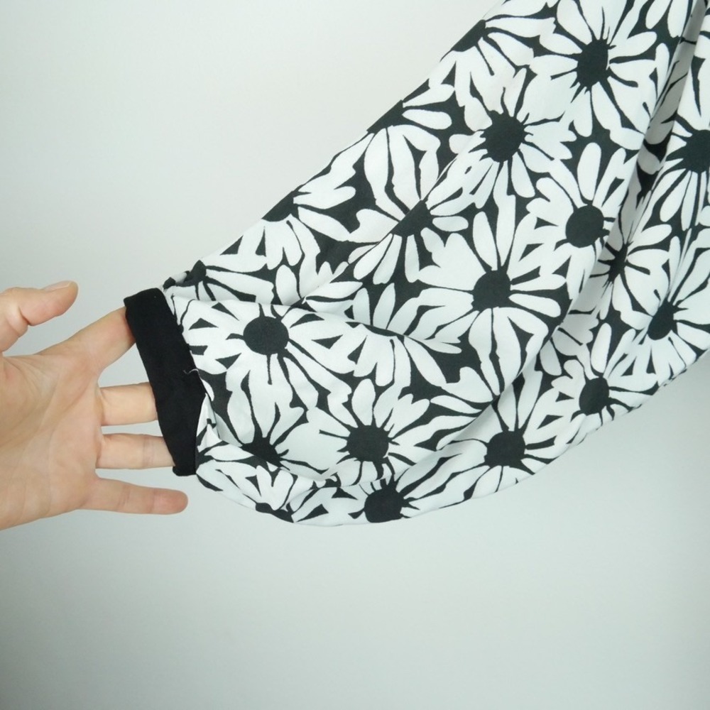 Vera for Anthropologie Daisy Floral Robe Duster Kimono Robe Boho Lounge One Size - Picture 6 of 9